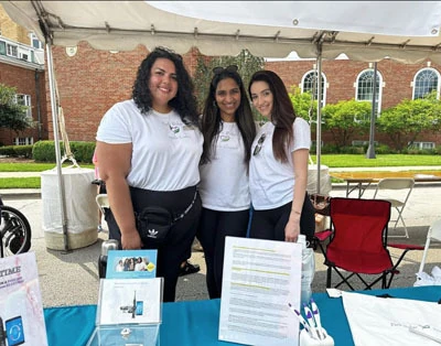 Dr. Thomas and her staff community outreach