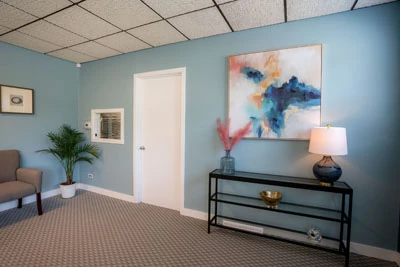 waiting room at Park Ridge Smile Center