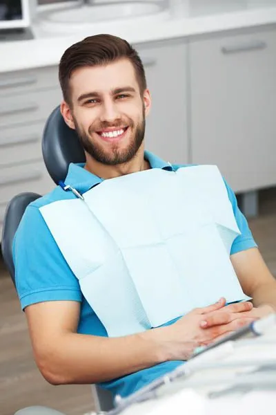 man visiting Park Ridge Smile Center for restorative care