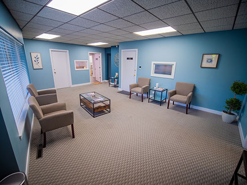 waiting room at Park Ridge Smile Center