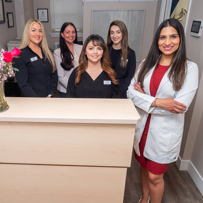 Dr. Susan Thomas, lead dentist and team of Park Ridge Smile Center.